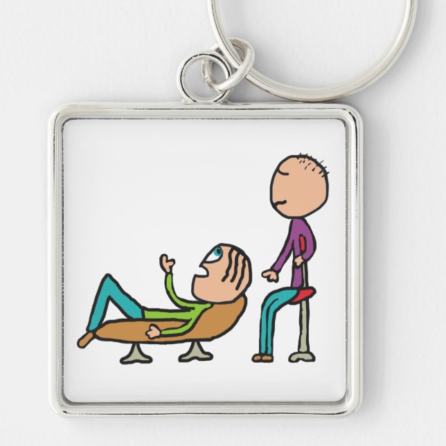 Psychotherapy Counselling and Therapy Keychain (Front)