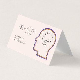 psycology editable business card 