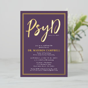 PsyD Doctor Of Psychology Graduation Party