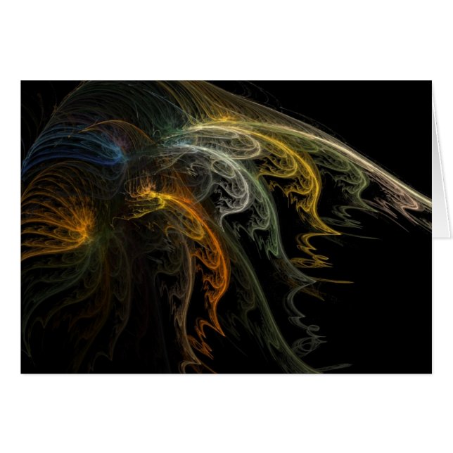 PSYdeFaces Fractal Art Card (Front Horizontal)