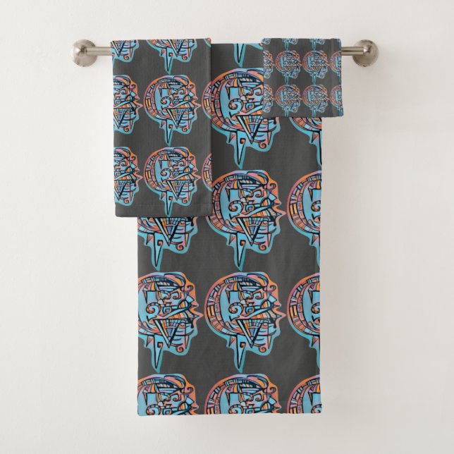 PsyHead Bath Towel Set (Insitu)