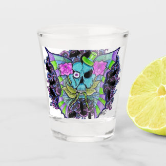 Psyko-Daizie Neon Skull Shot Glasses