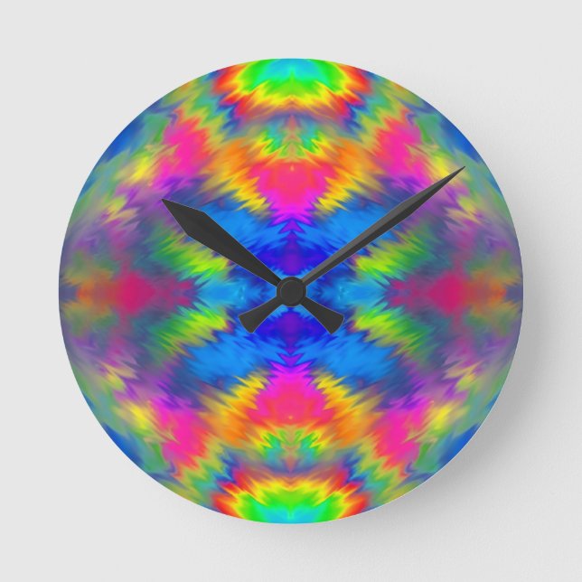 Psyko-Daizie Silver Machine Wall lock Round Clock (Front)