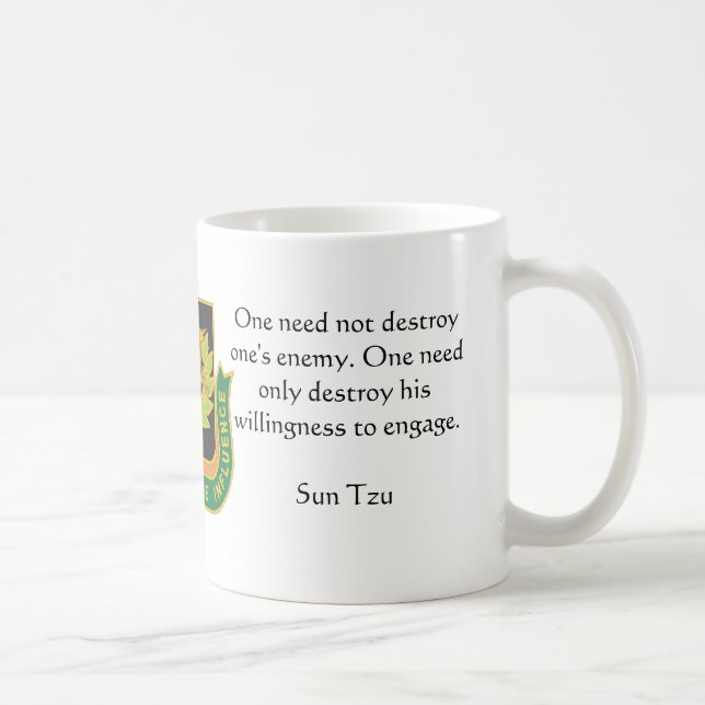 Psyop Regimental, One need not destroy one's en... Coffee Mug (Right)