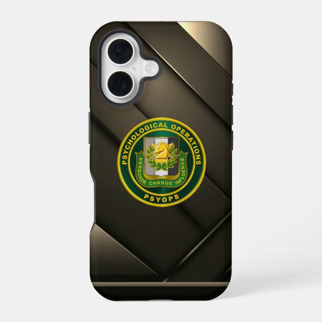 PSYOPS Psychological Operations  iPhone 16 Case (Back)