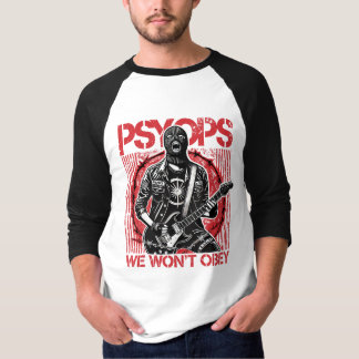 PSYOPS raglan tee - red