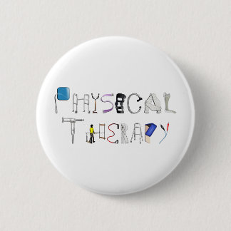 PT at Work 2 Inch Round Button