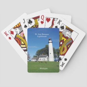 Pt Aux Barques Lighthouse playing cards