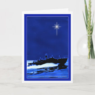 PT Boat ChristmasCard 1 Holiday Card