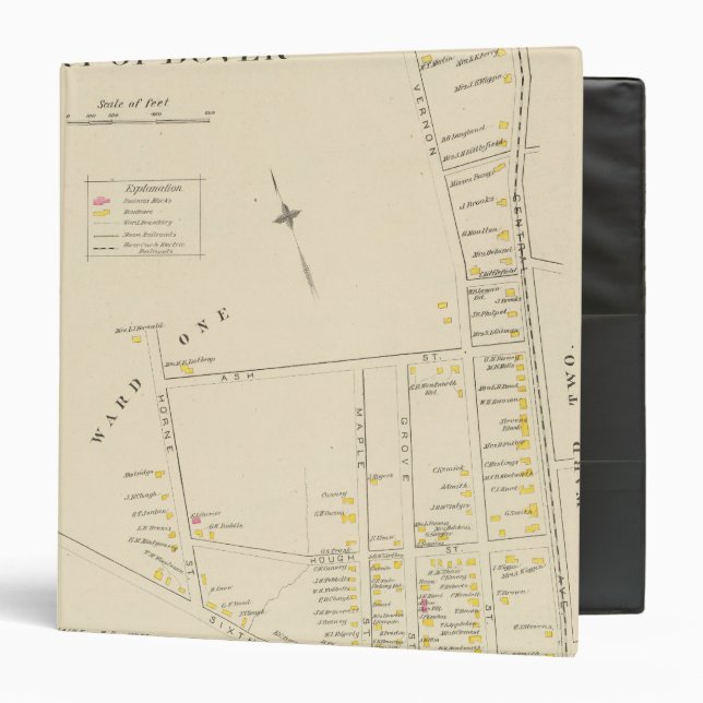 Pt of Dover Ward 1 Binder (Front/Inside)