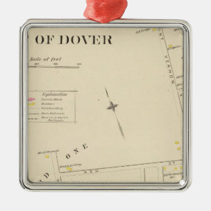 Pt of Dover Ward 1 Metal Ornament