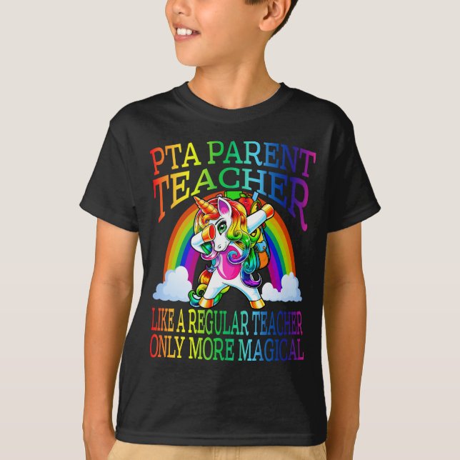 PTA PARENT Teacher Like A Regular Teacher  T-Shirt (Front)