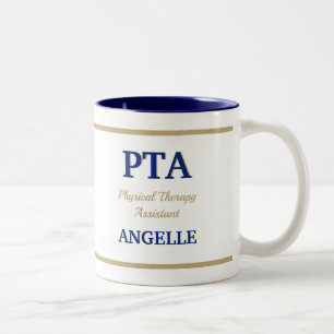 PTA (Physical Therapy Assistant)  Two-Tone Coffee  Mug
