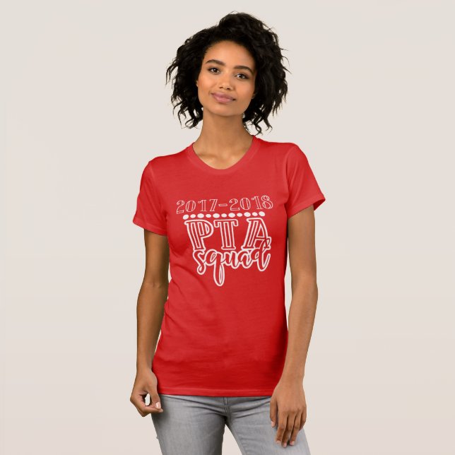 PTA Squad School Shirt (Dark Apparel) (Front Full)