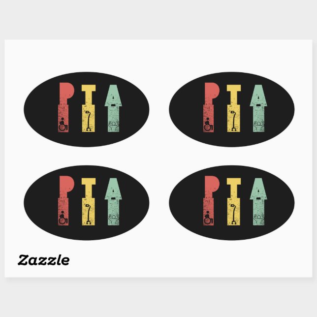 PTA Thermos Oval Sticker (Sheet)