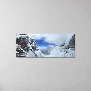 Ptarmigan Pass Tunnel North-Glacier National Park Canvas Print