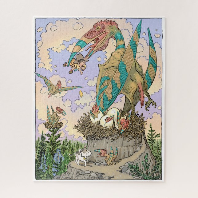 Pteranodon Puzzle (Vertical)