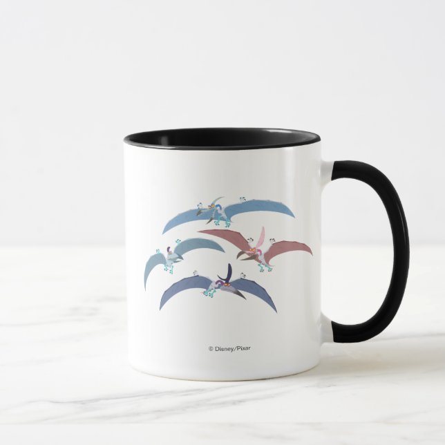 Pterodactyl Group Graphic Mug (Right)