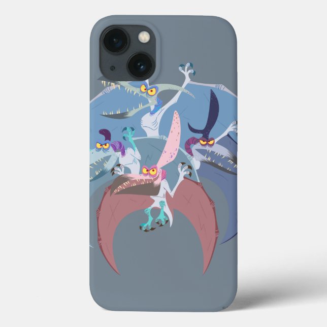 Pterodactyl Group Stack Case-Mate iPhone Case (Back)