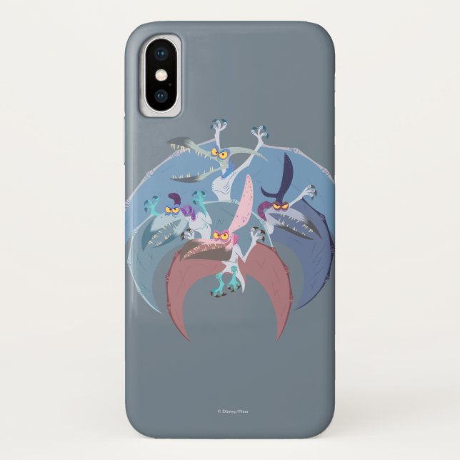 Pterodactyl Group Stack Case-Mate iPhone Case (Back)