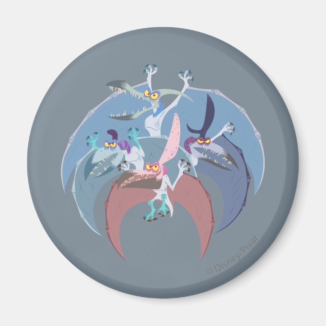 Pterodactyl Group Stack Magnet (Front)