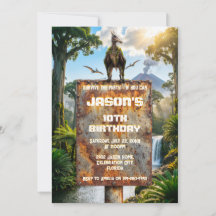 Pterodactyl Jungle Prehistoric Adventure Birthday
