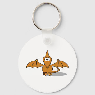 Pterodactyl Toony Art Keychain