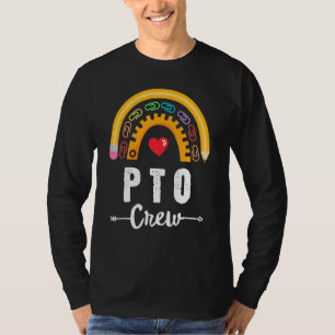 Pto Crew Parent School Volunteer Board Mom Parent  T-Shirt