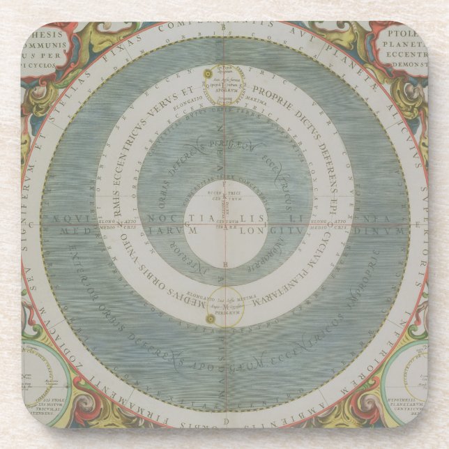 Ptolemaic System, from 'The Celestial Atlas, or Th Coaster (Front)
