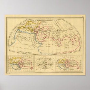 Ptolemy's Geography Poster
