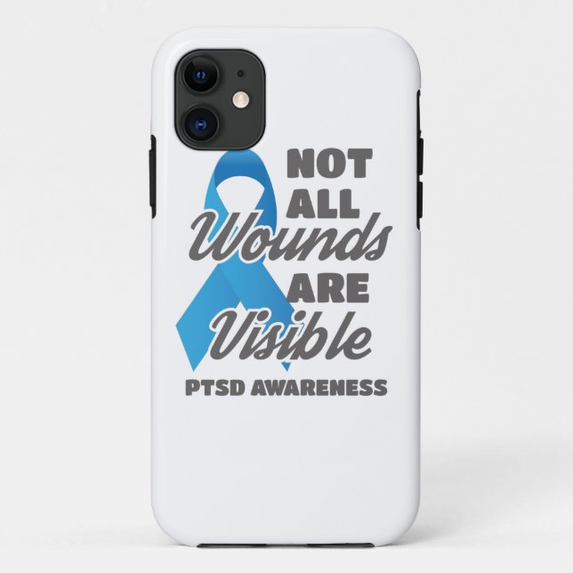 PTSD Awareness Not All Wounds Are Visible Case-Mate iPhone Case (Back)