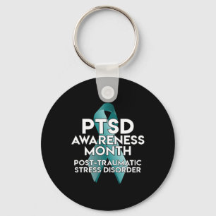 Ptsd Awareness Post Traumatic Stress Disorder Keychain