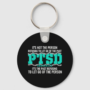Ptsd Awareness Ptsd Awareness Teal Ribbon Keychain