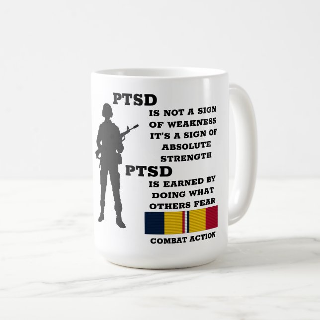 PTSD COFFEE MUG (Front Right)