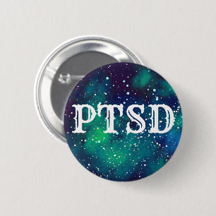 PTSD Customizable Galaxy Identity 2 Inch Round Button