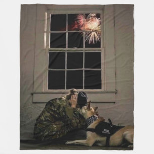 PTSD FLEECE BLANKET