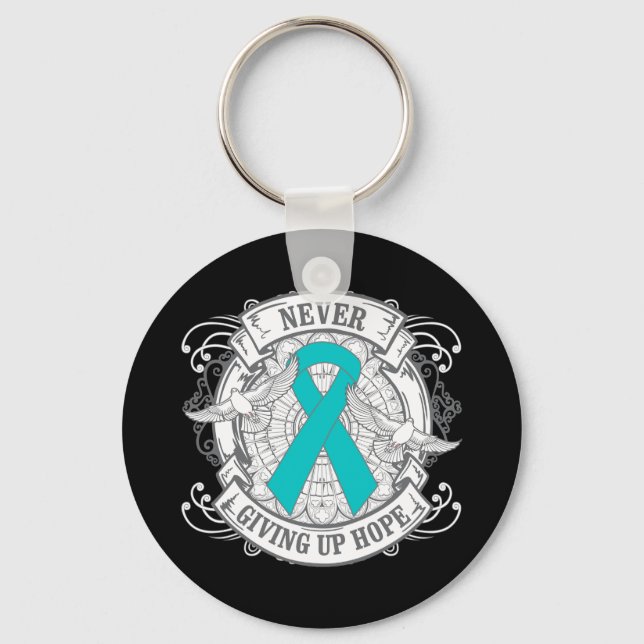 PTSD Never Giving Up Hope Keychain (Front)