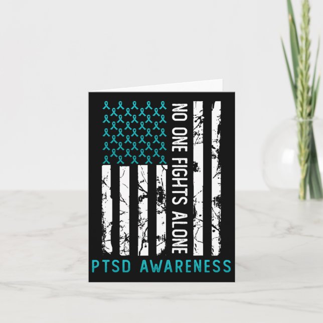 Ptsd Post Traumatic Stress Disorder Awareness Supp Card (Front)
