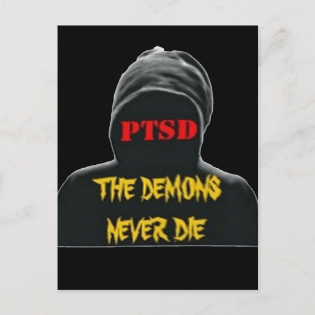 PTSD: THE DEMONS NEVER DIE POSTCARD (Front)