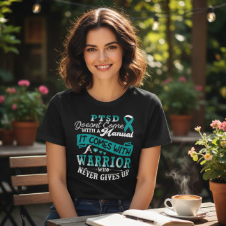 PTSD Warrior Strength and Courage Tri-Blend Shirt