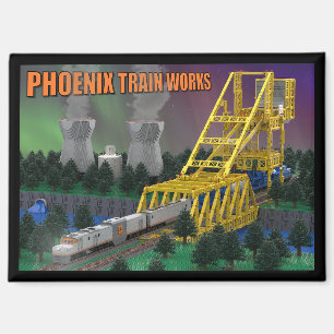 PTW Atomic Powered Train  Magnet