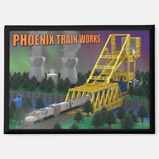 PTW Atomic Powered Train  Magnet (Front)