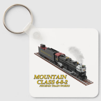 PTW Mountain 4-8-2 Locomotive Dual-Sided Keychain
