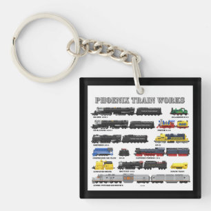 PTW Train Collection Keychain