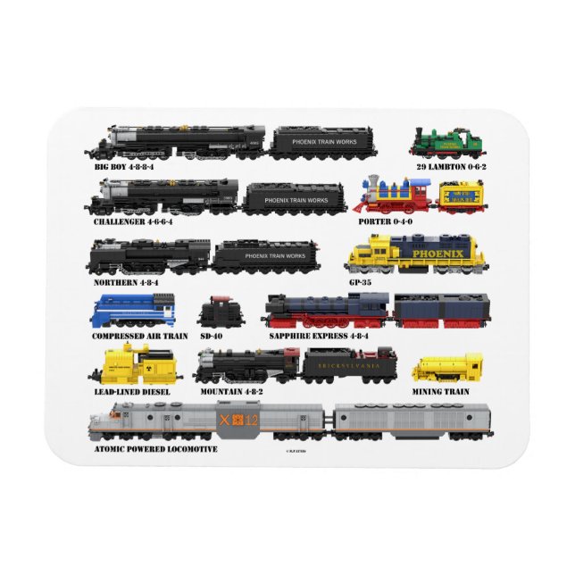PTW Train Collection Magnet (Horizontal)