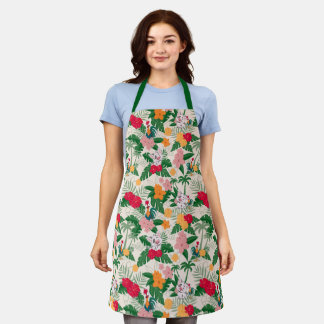 Pua and Heihei Tropical Pattern Apron