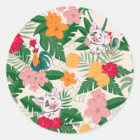 Pua and Heihei Tropical Pattern