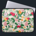 Pua and Heihei Tropical Pattern Laptop Sleeve<br><div class="desc">This delightful pattern from the world of Moana showcases the playful antics of Pua the pig and Heihei the rooster amid a lush tropical setting. The design is bursting with vibrant hibiscus flowers, plumeria, and lush greenery, creating a joyful and colourful backdrop. Pua is depicted smiling among the flowers, while...</div>