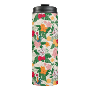 Pua and Heihei Tropical Pattern Thermal Tumbler