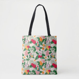 Pua and Heihei Tropical Pattern Tote Bag
